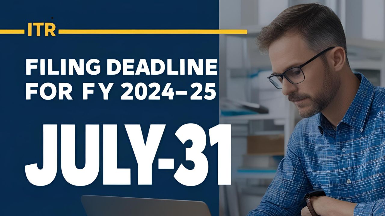Filing Deadline for ITR for FY 2024-25 is July 31