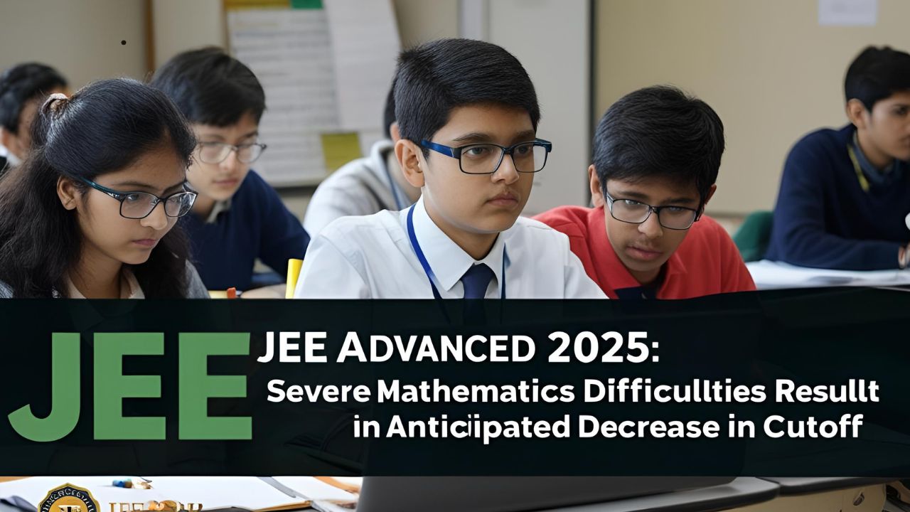 JEE Advanced 2025: Severe Mathematics Difficulties Result in Anticipated Decrease in Cutoff