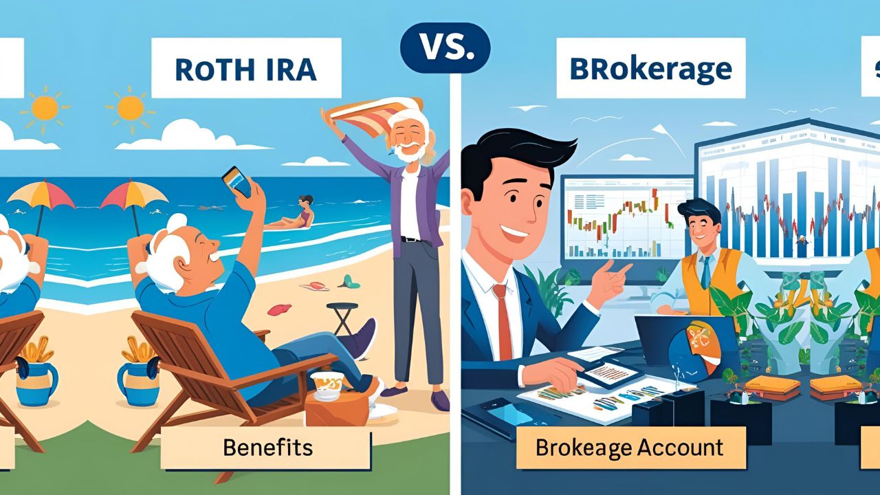 Roth IRA vs Brokerage Account: Which Option Is More Suitable For You?  